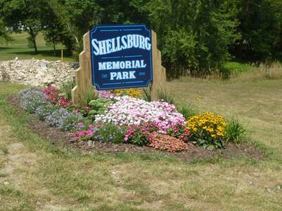 Shellsburg Memorial Park sign
