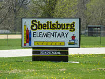 Shellsburg Elementary School sign